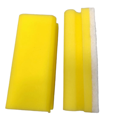 Kuning Genggam Jalur Panjang Spons Cuci Mobil Absorpsi Tinggi Efek pembersih yang baik Produk tahan lama Untuk penggunaan mobil