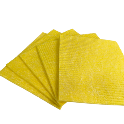 Wholesale Italian wood pulp cotton rags kitchen cleaning absorbent dishwashing scouring pads not easy to get oily environmentally friendly lazy rags