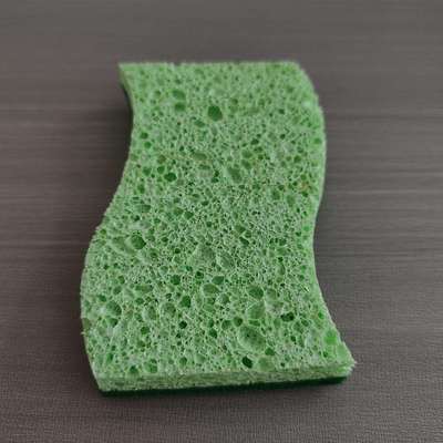Customizable Eco-Friendly Kitchen Sponge Scourer with 100% Biodegradable Materials and Highly Effective Cleaning Power