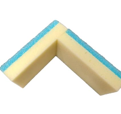 Temperature Sensitive Color Changing Kitchen Sponge Mixed Material Scrubber