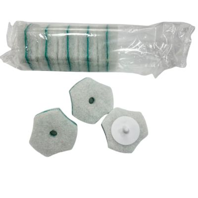 Disposable Toilet Brush Replacement Heads with Built-in Cleaning Liquid in Bulk Quantity for Hygienic Cleaning and Factory Inventory Ready