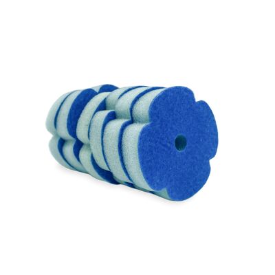 Pre-Soaped Hygienic Disposable Toilet Brush Head Refills with Universal Compatibility