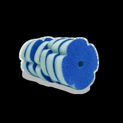 Press On Toilet Brush Head Disposable Sponge With Instant Activating Cleaning Agents