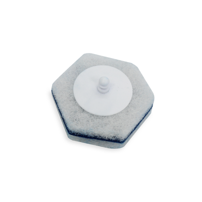 Disposable Toilet Wand Tip: Embedded Cleaning Solution for Powerful Stain Removal.