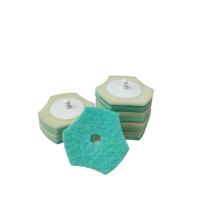 Factory wholesale disposable toilet brush replacement heads, soluble replacement heads, suitable for bathroom cleaning.