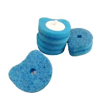 Disposable Toilet Brush Head: Built-In Cleaner for Deep Hygienic Cleaning.