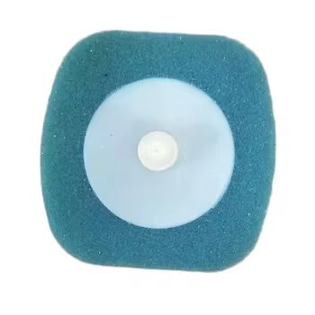 Multi-Layer Disposable Toilet Head: Scrub Surface + Absorbent Core + Built-In Cleaner.