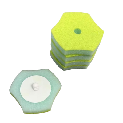 Bathroom cleaning toilet brush replacement kit, portable for daily use