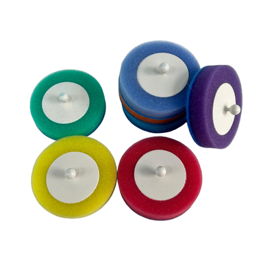 Colorful Customizable Disposable Toilet Brush Replacement Head with Pre-shaped Scrubber for Thorough Cleaning