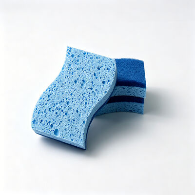 Kitchen Wood Pulp Scrubber – Gentle on Glass, Strong on Burnt Food