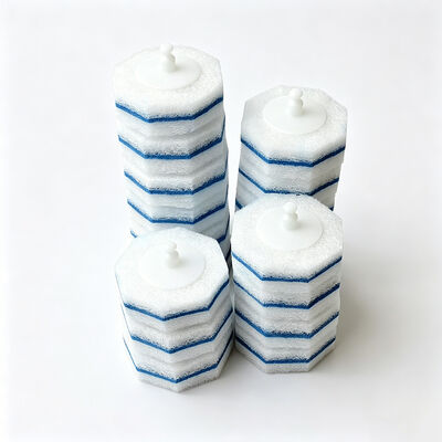 Snap-On Toilet Brush Heads – Built-In Cleaner, Effectively Cleans Stains