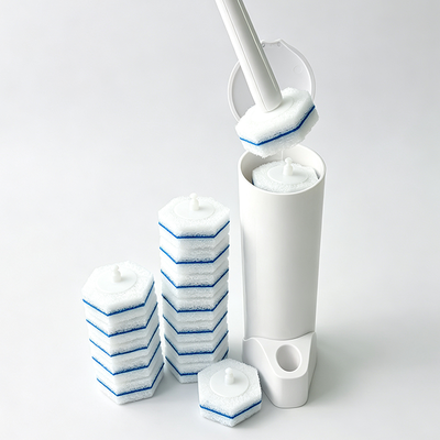 Effective Cleaning Sanitary Care Toilet Kit With Pre Loaded Heads