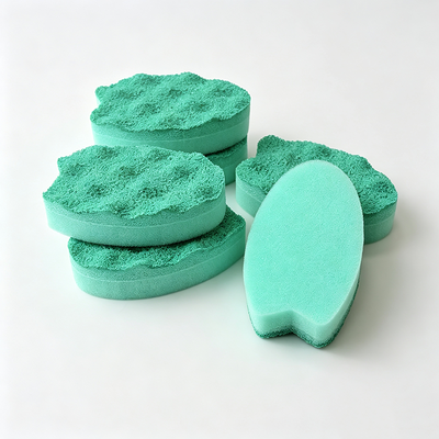 Long service life thermo-pressed PU layer sponge durable strong friction not damage the surface