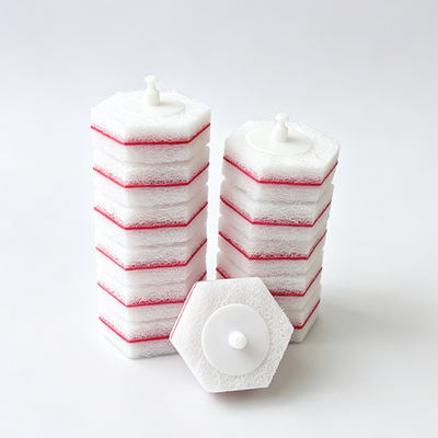 Toilet Replacement Heads – With Cleaner, Deep Cleans Stubborn Stains