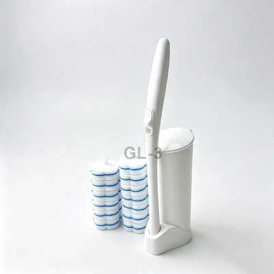 Disposable toilet brush set ABS for thorough cleaning of household toilets
