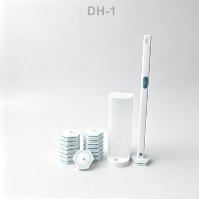 Flushable Brush Head, Water-Activated Cleaning – Disposable Toilet Brush Set