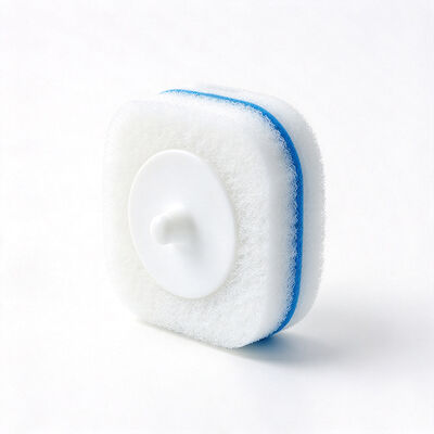 Curved Reach Contour, Dry & Wet Dual Use, Toilet Brush Replacement Head
