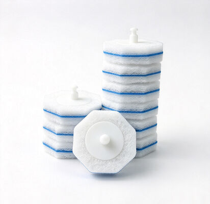 No Irritating Fumes, Non-Toxic Silver-Ion, Antibacterial Toilet Brush Refill Heads