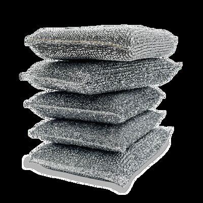 গুণ  PET & Polyester Pot Scrubber: Outer Scourer, Inner Sponge for Heavy-Duty Cleaning. কারখানা