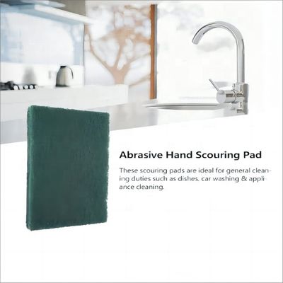 Pad de nettoyage de cuisine en polyester à haute absorption 15x10cm