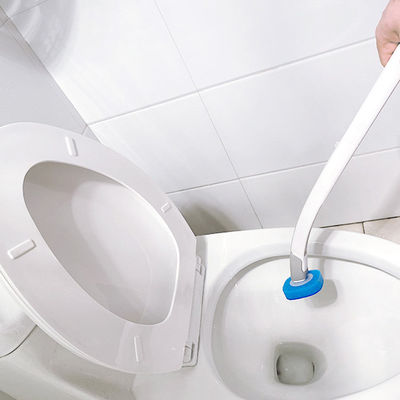 Complete Toilet Brush Kit: Includes Handle + Disposable Refill Heads for Fresh Cleaning.