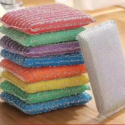 Durable Kitchen Sponge: Tough PET/Polyester Exterior + Soft Sponge Core for Pots & Dishes