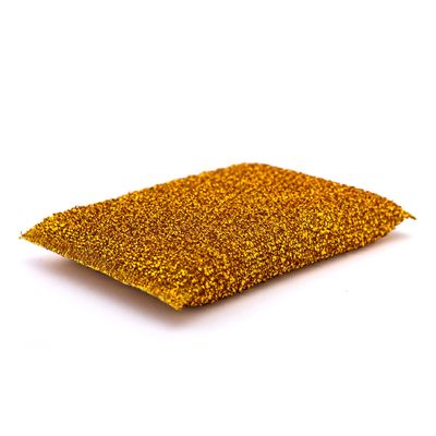 Durable PET Polyester Fabric Wrapped Sponge Kitchen Scrubber with High-Absorbency Sponge for Non-Scratch Scrubbing