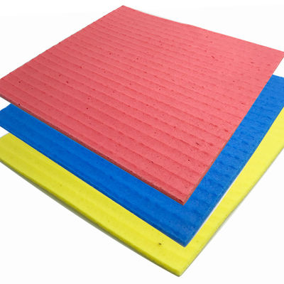 Semua Musim Dapur Sponge Kain Biodegradable High Absorbency Non Goresan