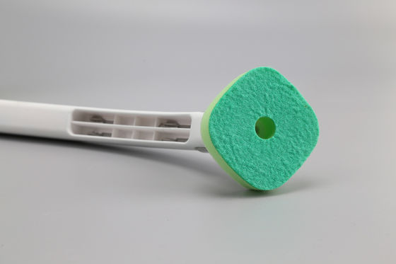 Cabeça de silicone escova de banheiro descartável Esfregueira de banheiro descartável conveniente