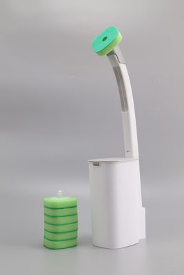 Cabeça de silicone escova de banheiro descartável Esfregueira de banheiro descartável conveniente
