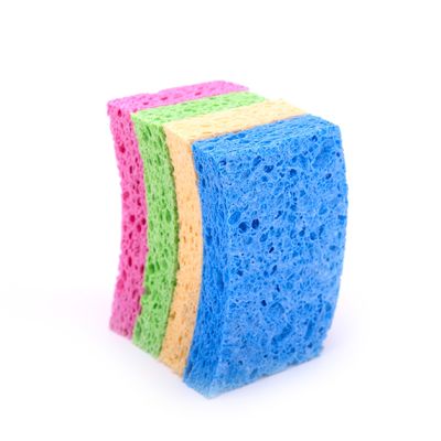 Niet-krassen cellulose spons schoonmaker commerciële cellulose keuken spons