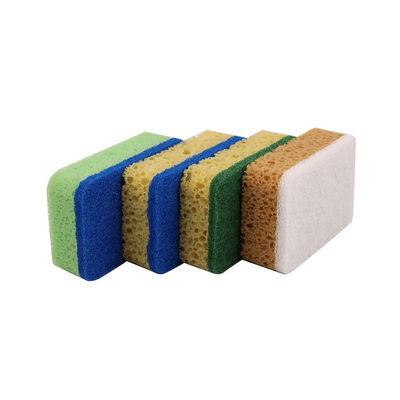 Özel Mutfak Süngeri PU Poliester Temizleme Yastığı 11x7x3cm