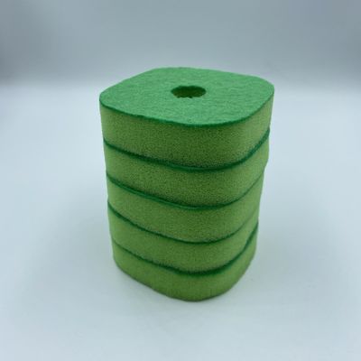 Kepala Sikat Toilet sekali pakai Pad Pembersih Sponge Non-Woven