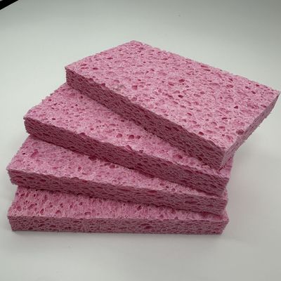 Gąbka do naczyń z naturalnej pulpy drzewnej - nieprzywierająca do oleju