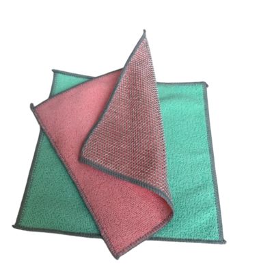 Çift Taraflı Çelik Telli ve Yapışmaz Polyester Bulaşık Bezi