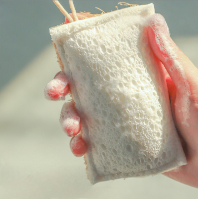 Natuurlijke Loofah Gecomprimeerde cellulose Spons - Dubbelzijdig, Oliebestendig, Super Absorberende Afwasdoek