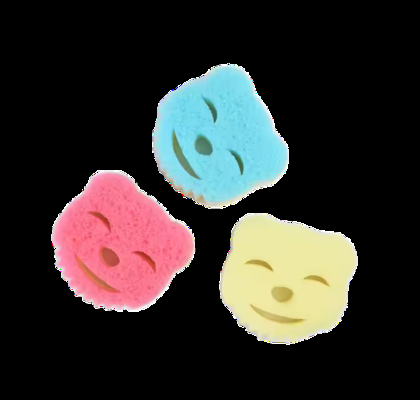 Esponja multiusos para lavar platos, ecológica y antiarañazos, fabricada con espuma de polímero resistente a las manchas y olores para fregar la cocina