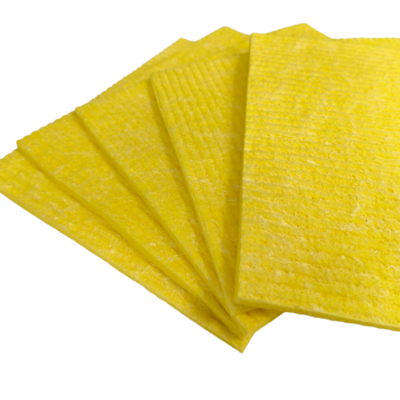 Wholesale Italian wood pulp cotton rags kitchen cleaning absorbent dishwashing scouring pads not easy to get oily environmentally friendly lazy rags