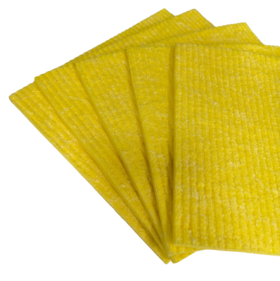 Wholesale Italian wood pulp cotton rags kitchen cleaning absorbent dishwashing scouring pads not easy to get oily environmentally friendly lazy rags