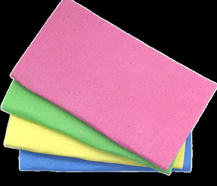Eco Friendly Pulp Sponge Cloths Biodegradable Super Absorbent Reusable For Kitchen Cleaning