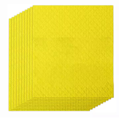 Eco Friendly Pulp Sponge Cloths Biodegradable Super Absorbent Reusable For Kitchen Cleaning
