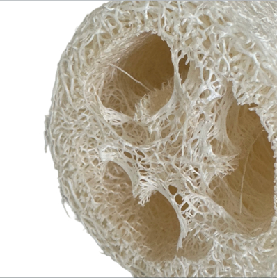 Natural Loofah Dish Sponge 10cm Eco-Friendly Kitchen Scrubber