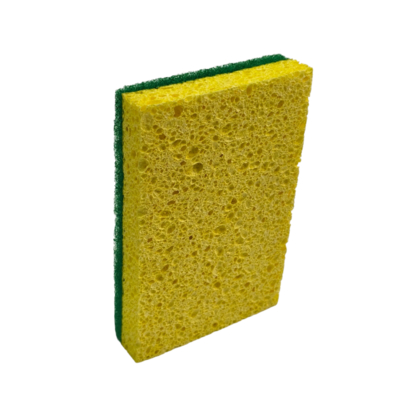 Wood Pulp Cotton Dish Sponge 100x60x50mm Eco-Friendly Kitchen Cleaning