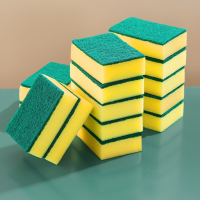 Double-Sided Kitchen Sponge 110x80x20mm High-Density Scouring Pad