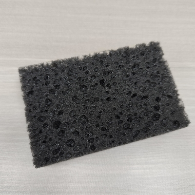 80x50x30mm Black Car Wash Sponge - Powerful Cleaning & Scratch Reduction