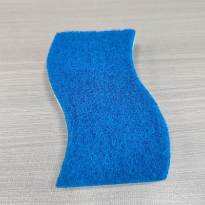 Custom Blue Cellulose Sponge Scourer 11x7x2cm 1000% Absorbency