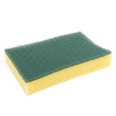 Durable High Water Absorption Customizable Scouring Sponge Pad for Kitchen Cleaning