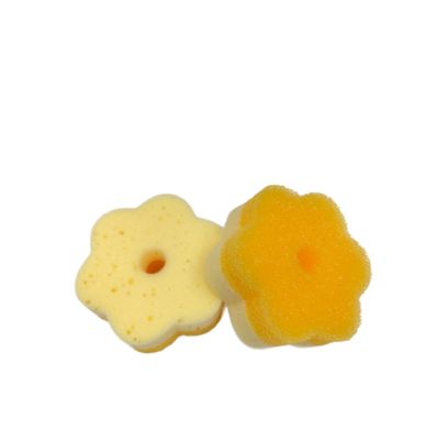 Double-sided flower-shaped temperature-sensitive sponge scrub daddy original flex texture scrubber