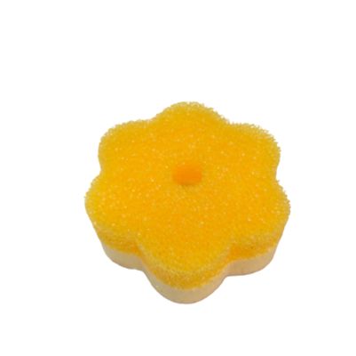 Double-sided flower-shaped temperature-sensitive sponge scrub daddy original flex texture scrubber