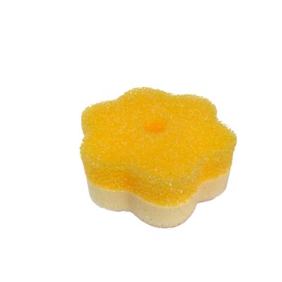 Double-sided flower-shaped temperature-sensitive sponge scrub daddy original flex texture scrubber
